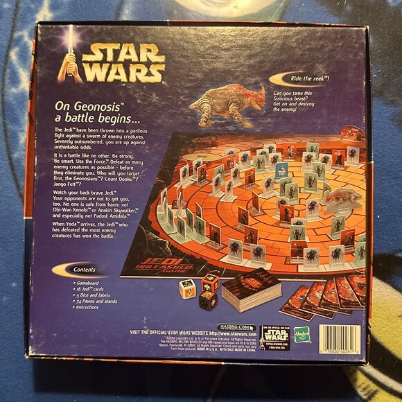 Star Wars: Jedi Unleashed Board Game (2002 – Hasbro/Milton Bradley) - Picture 2 of 7